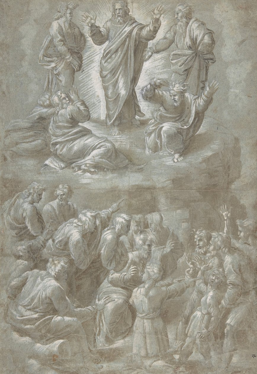 La Transfiguración, después de Rafael, 1511-51 de Biagio Pupini