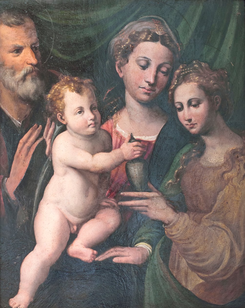 La Virgen y el Niño con San José y Santa María Magdalena de Biagio Pupini