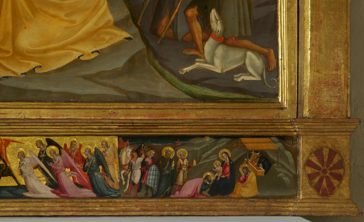 (detalle) de Natividad de Bicci di Lorenzo