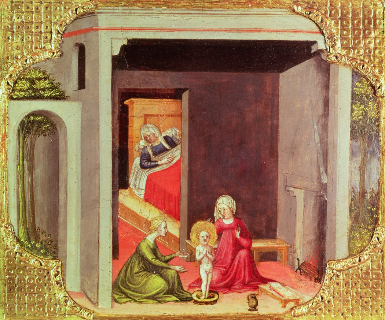 El Nacimiento de San Nicolás de Bicci di Lorenzo