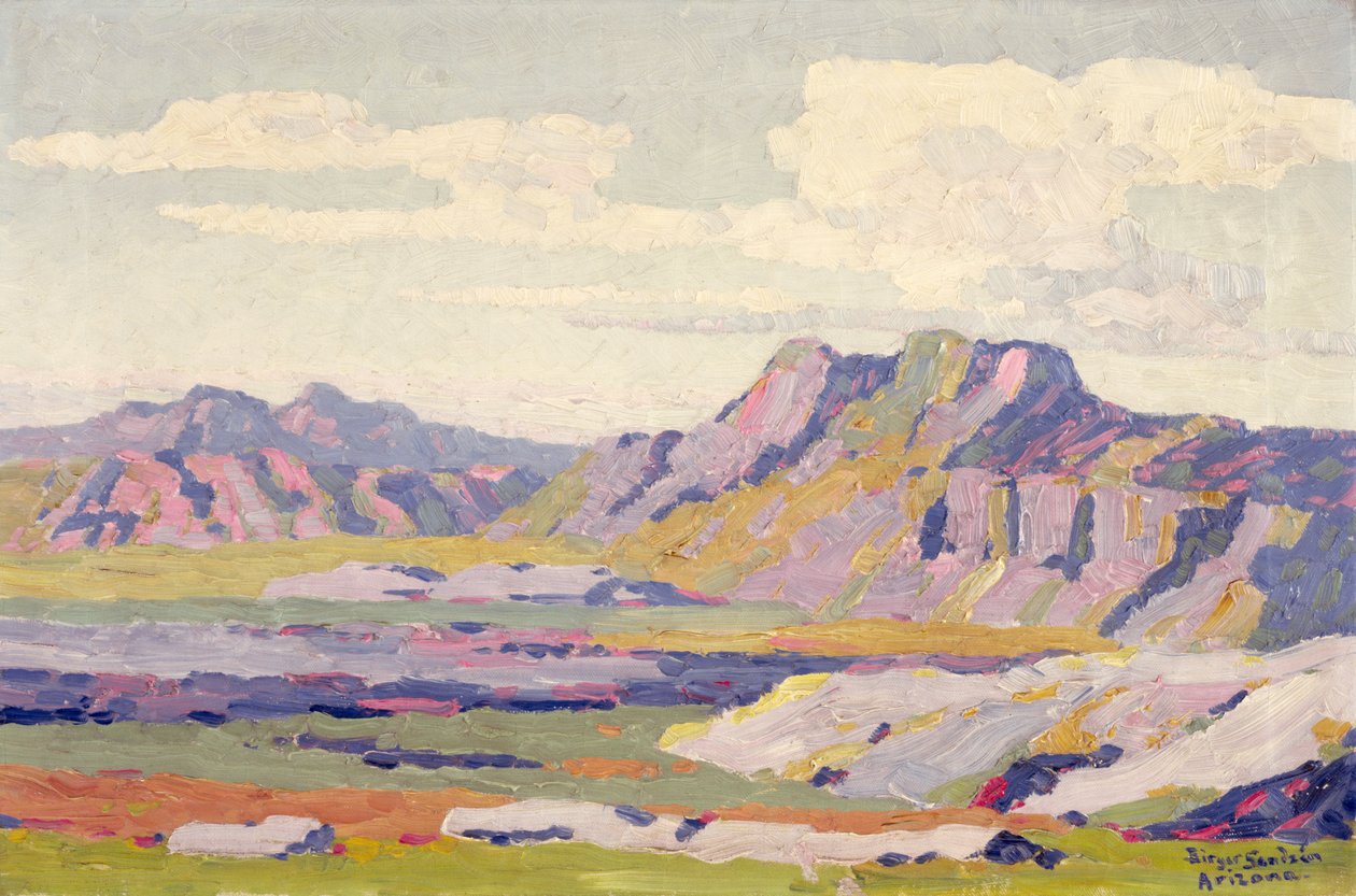 En el Desierto Pintado, Arizona de Birger Sandzen