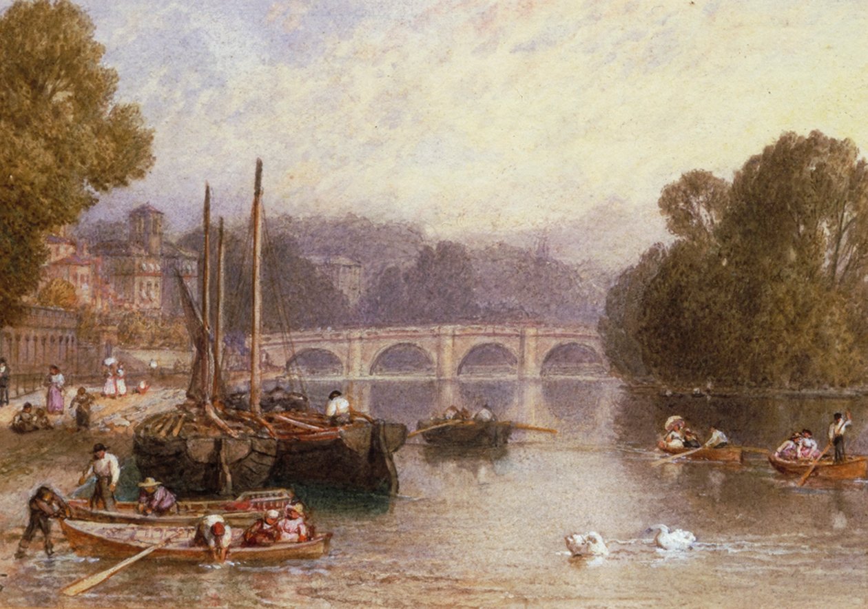 Puente de Richmond, siglo XIX de Birket Foster
