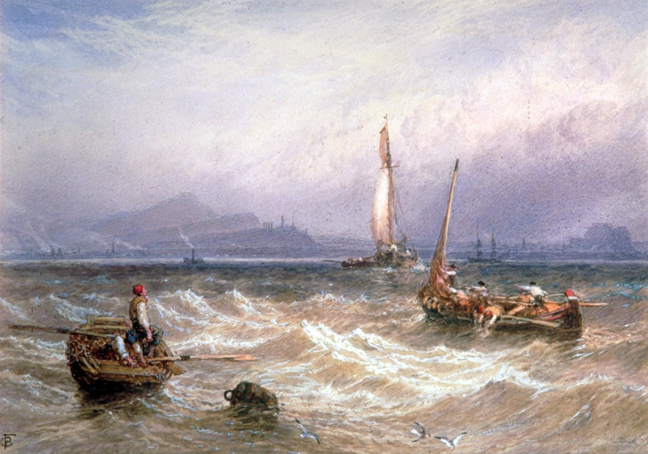 Paisaje marino de Birket Foster