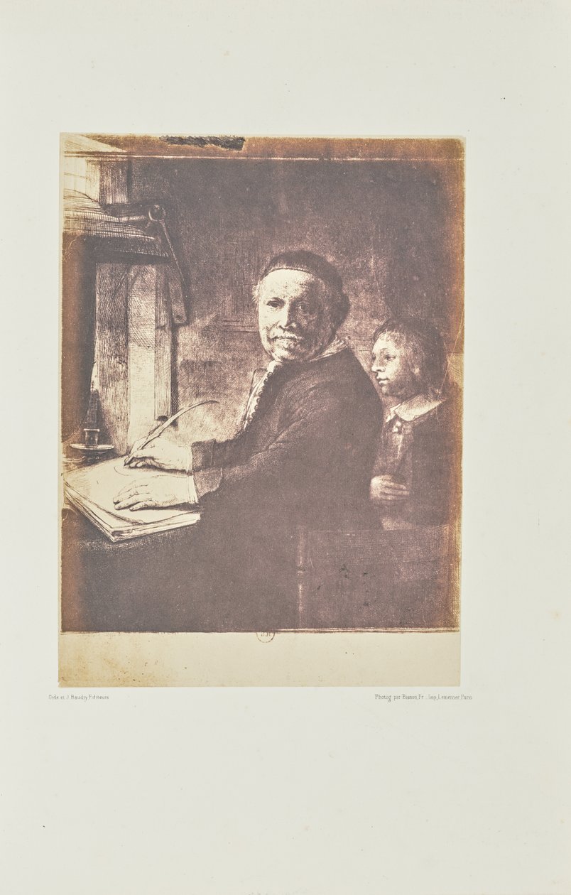 [Lieven Willemsz. van Coppenol, maestro de escritura: la placa más pequeña] de Bisson Frères