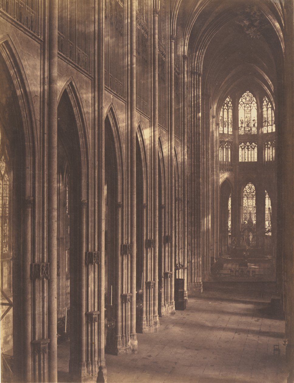 Ruán, interior de la iglesia de Saint-Ouen de Bisson Frères
