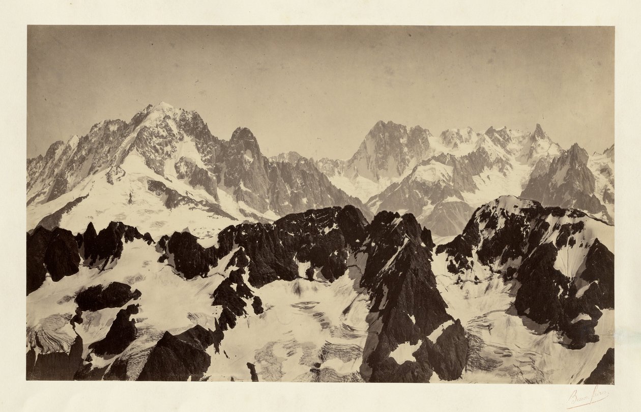 [Vista de los Alpes] de Bisson Frères
