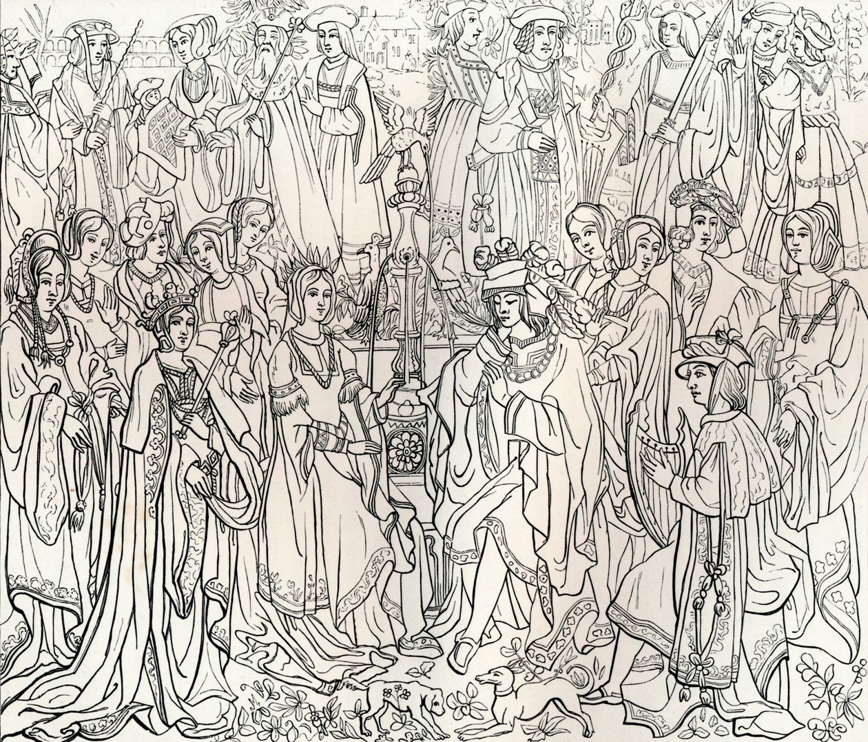 Matrimonio del Rey Luis XII de Francia y María Tudor de Bisson and Cottard
