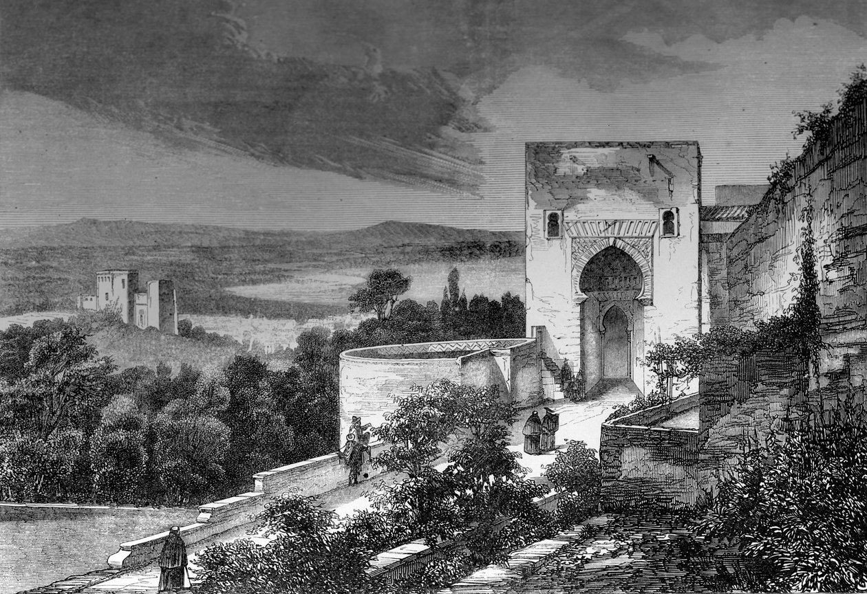 La Mezquita, Córdoba, España, 1849 de Bisson and Cottard