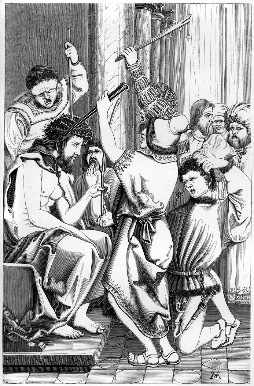 La burla de Cristo, siglo XVI 1849 de Bisson and Cottard