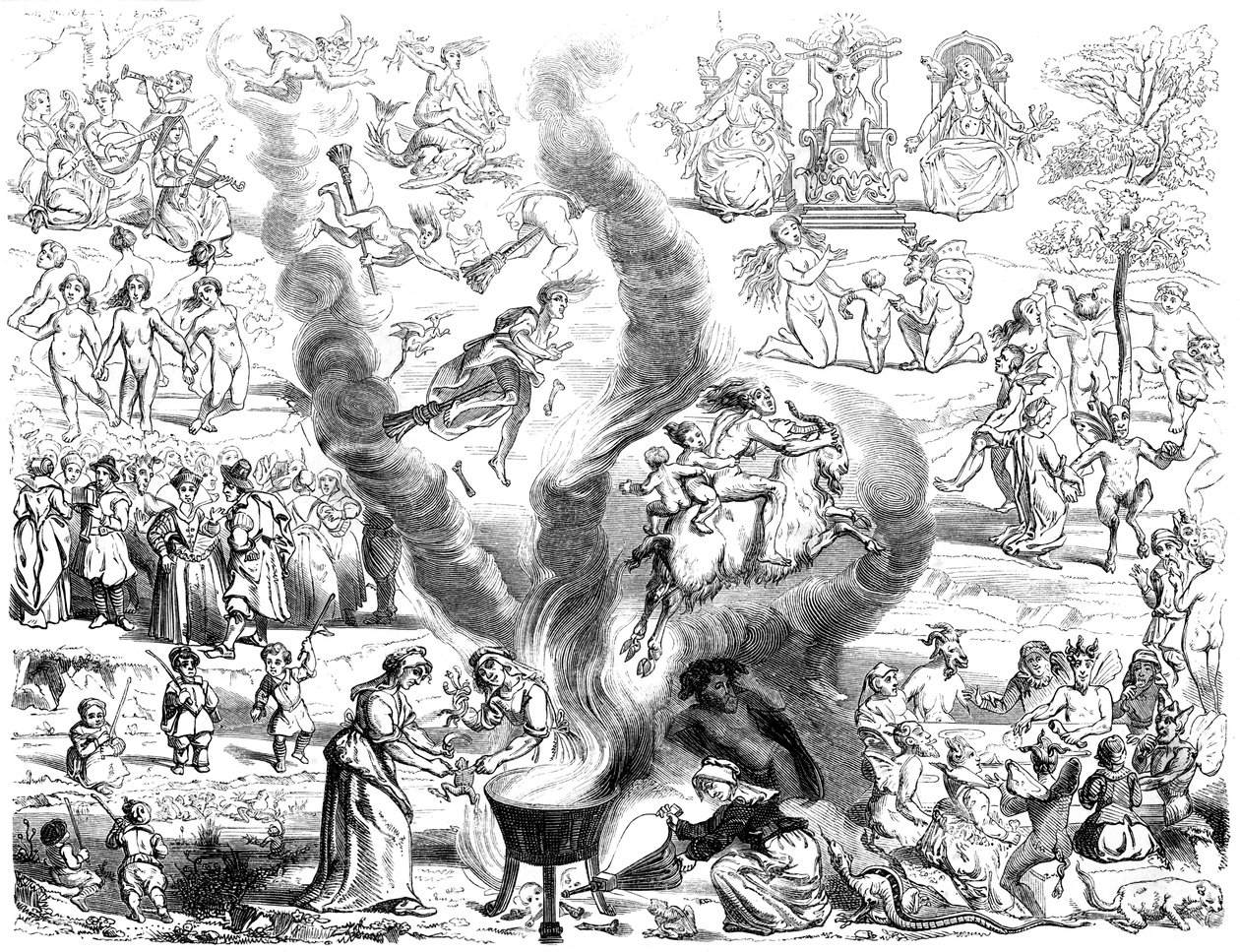 El Sabbath, siglo XVI de Bisson and Cottard