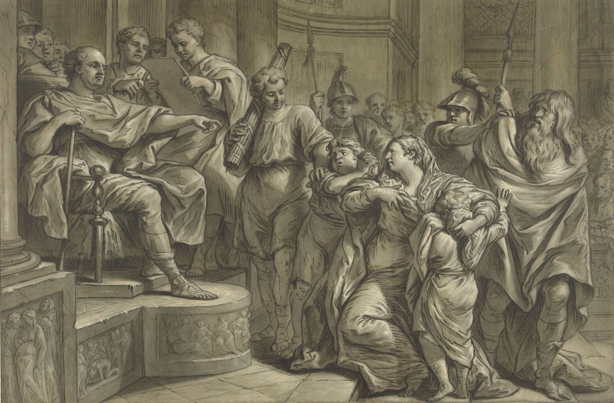 Eponina pide a Vespasiano clemencia para Sabino de Blaise Nicolas Lesueur