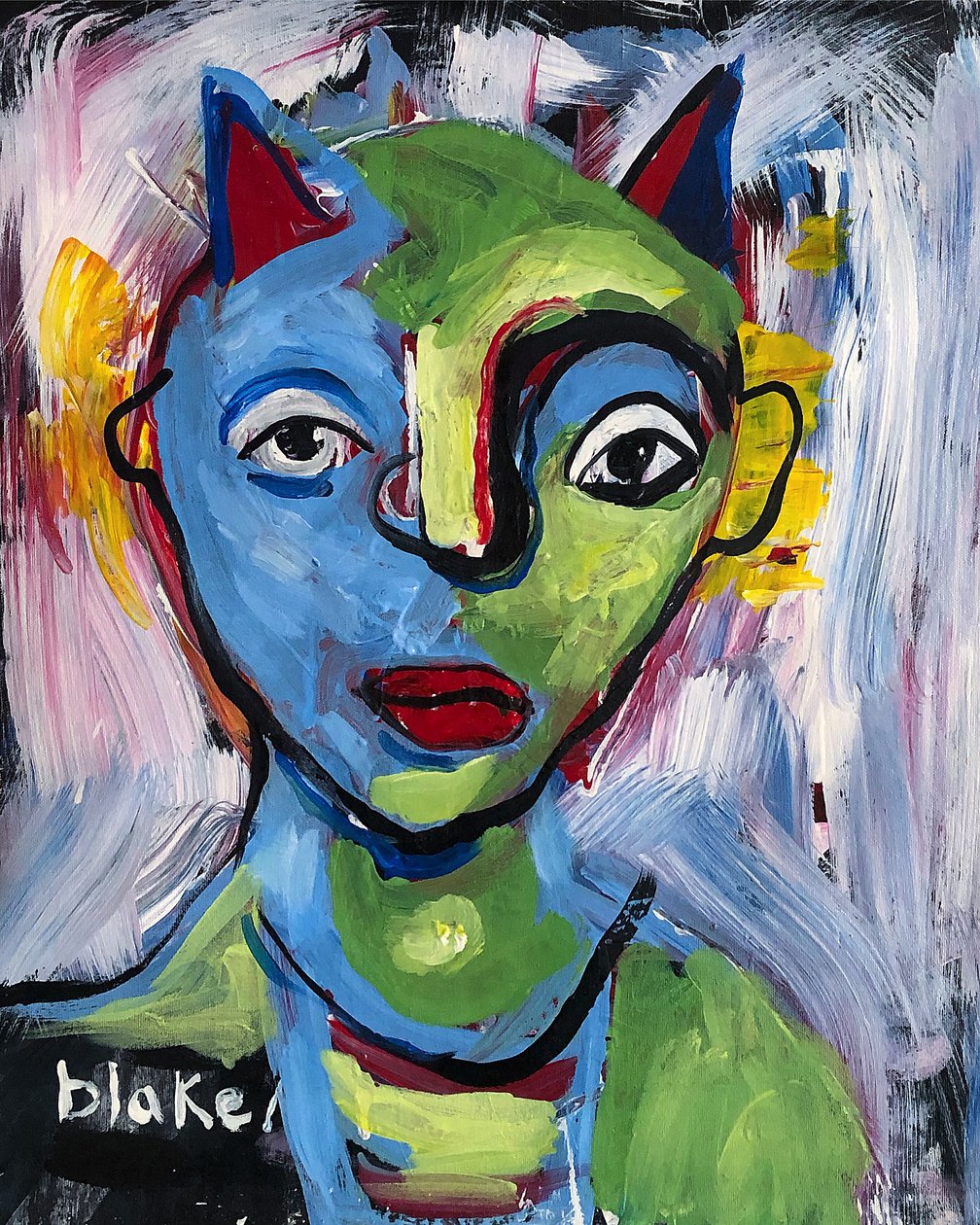 Lascaux Número 4, c.2019 (Acrílico sobre lienzo) de Blake Munch