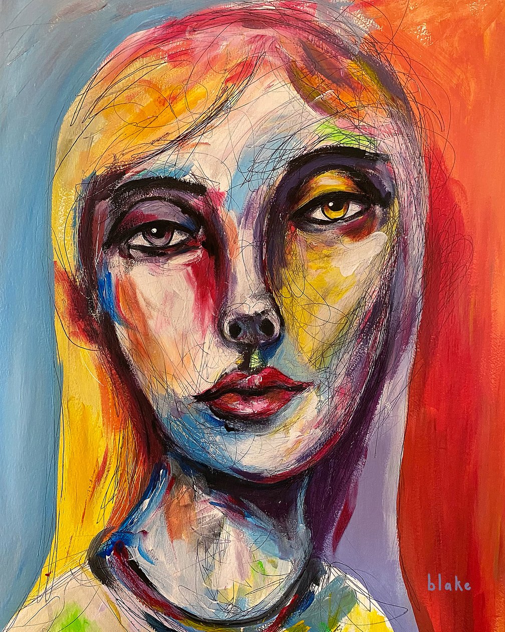 Longing, c.2021 (Acrílico sobre lienzo) de Blake Munch