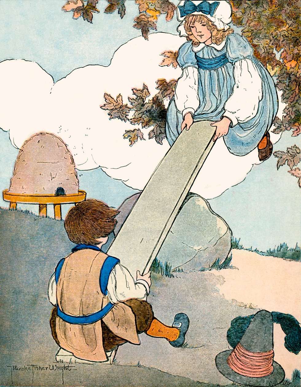 Sube y baja, por Blanche Fisher Wright de Blanche Fisher Wright