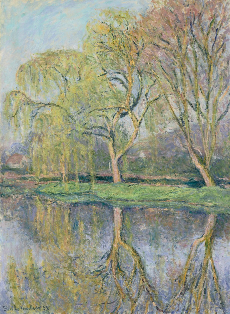 Francés: Le Printemps (El estanque de nenúfares de Giverny) de Blanche Hoschede Monet
