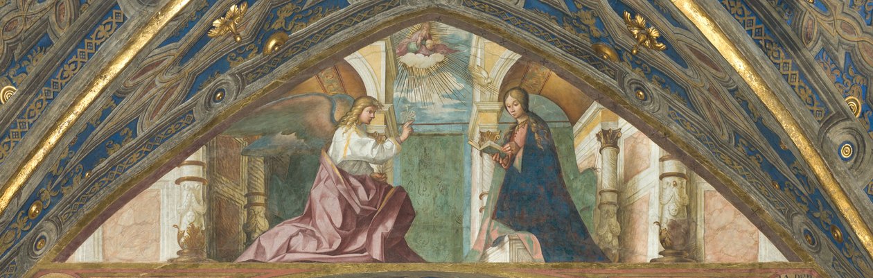 Soprano, Anunciación 1506-07 de Boccaccio Boccaccino