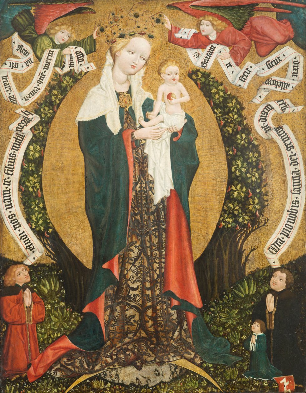 Virgen y Niño en una Luna Creciente de Deštná, c.1450 de Bohemian School