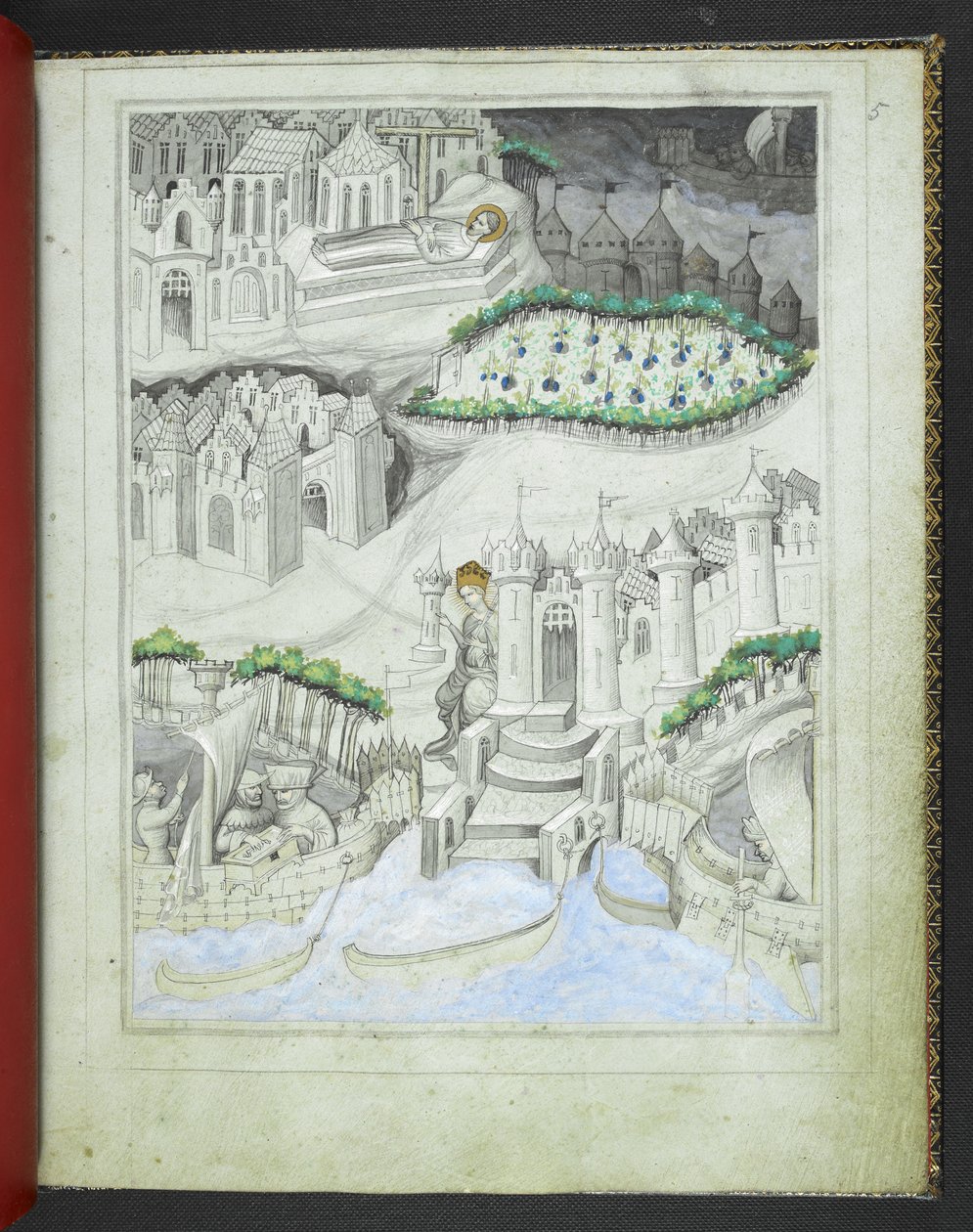 Add 24189, f.5r, La isla de Chipre, del 