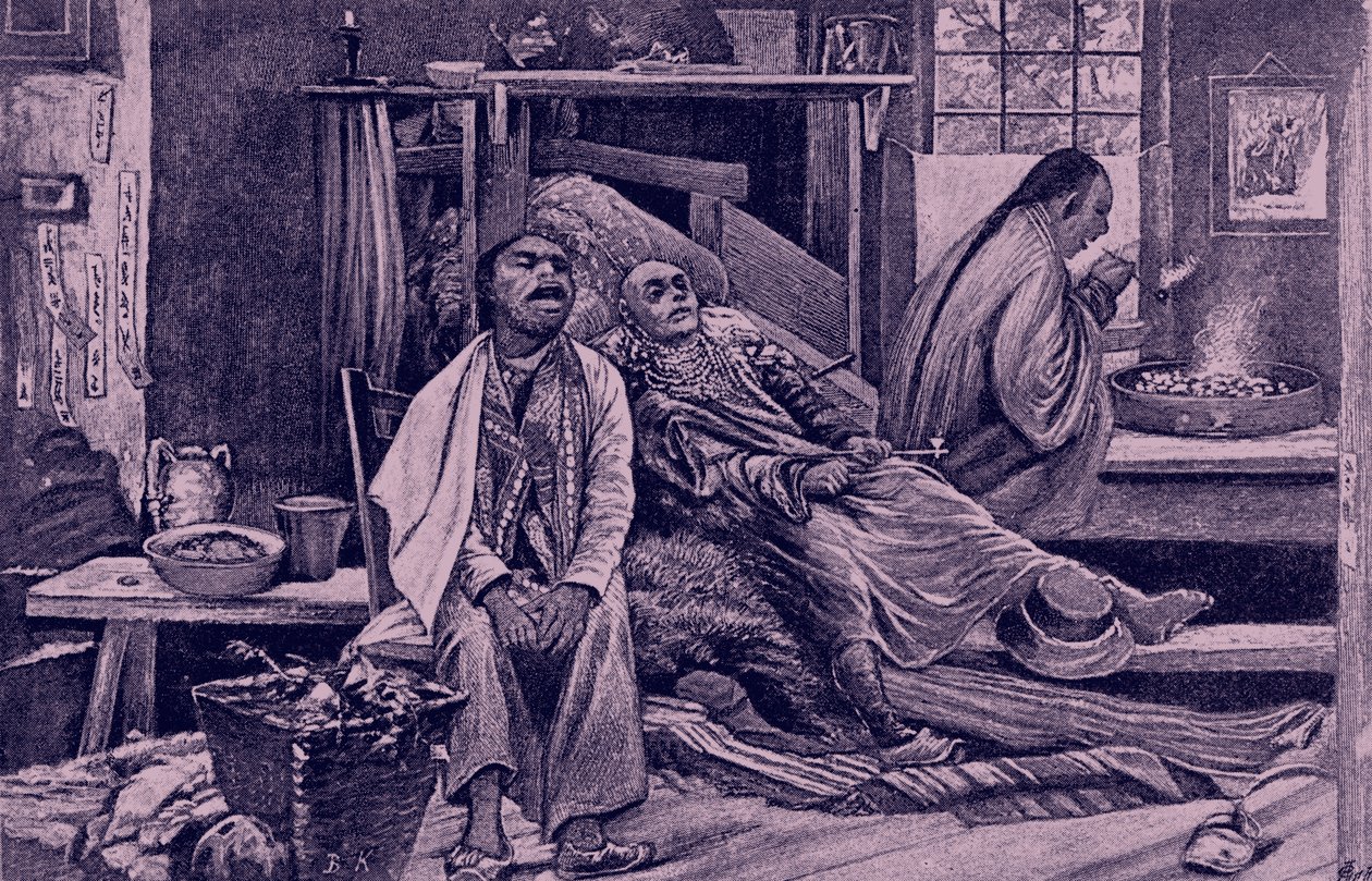 Fumadero de opio chino de Bohuslav Kroupa