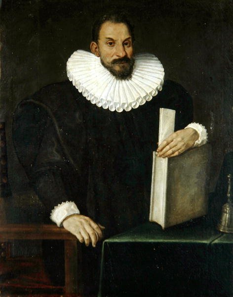 Retrato de un caballero, se dice que es Filippo Massini (1559-1617) c.1690 de Bolognese School