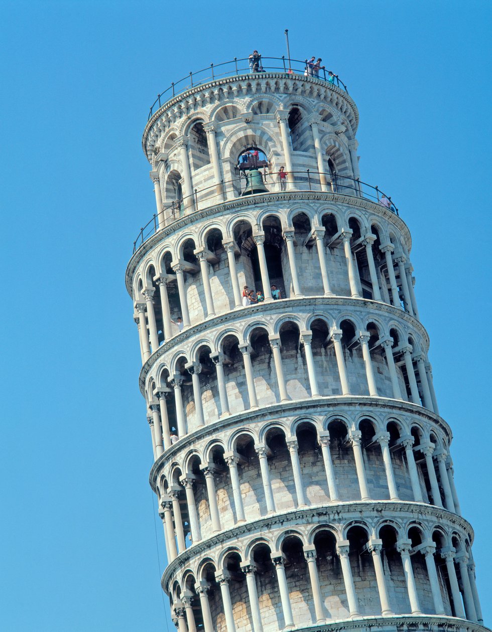 Vista de la Torre Inclinada de Bonannus of Pisa