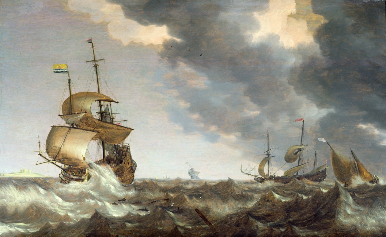 Tormenta en el mar de Bonaventura Peeters