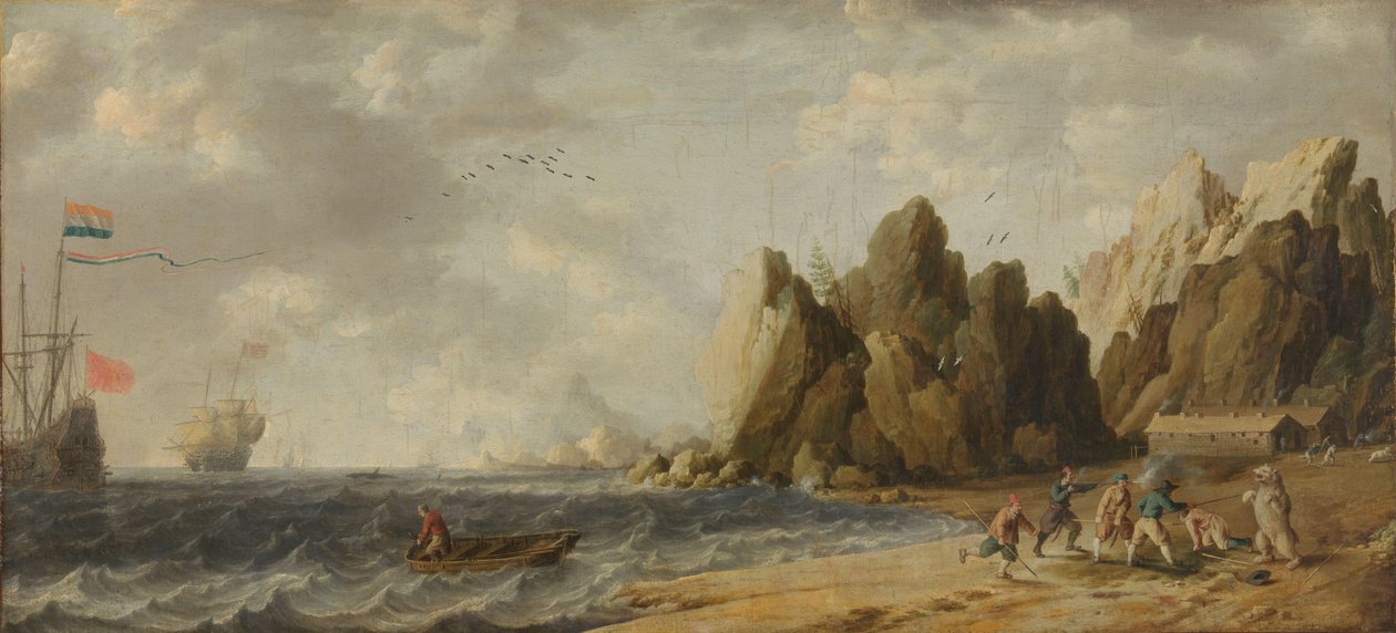 Caleta imaginaria en aguas del Ártico meridional en verano de Bonaventura Peeters (I)