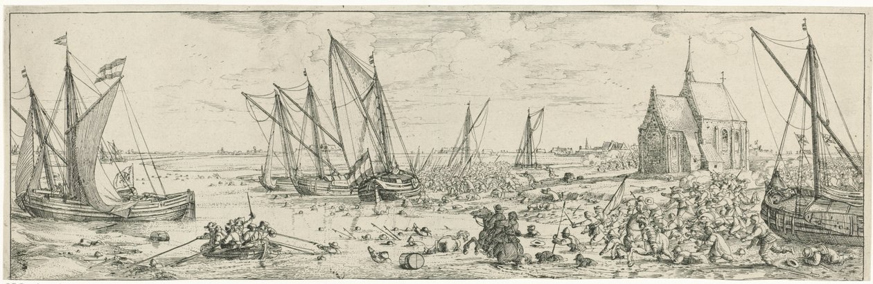 Ataque fallido a Fort Kallo, 1638 de Bonaventura Peeters (I)