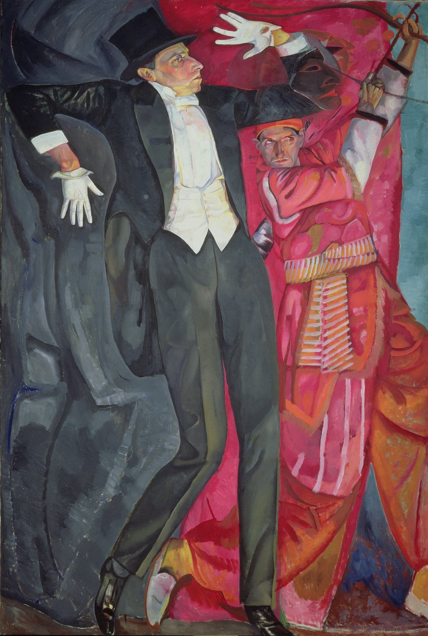 Retrato del productor Vsevolod Emilievich Meyerhold (1874-1940) 1916 de Boris Dmitrievich Grigoriev