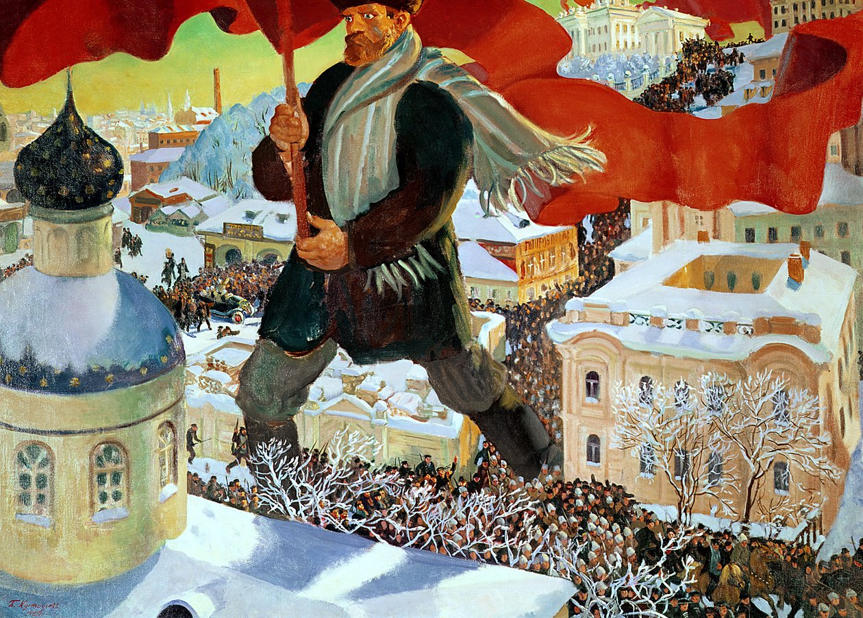 Bolchevique, 1920 de Boris Mikhailovich Kustodiev