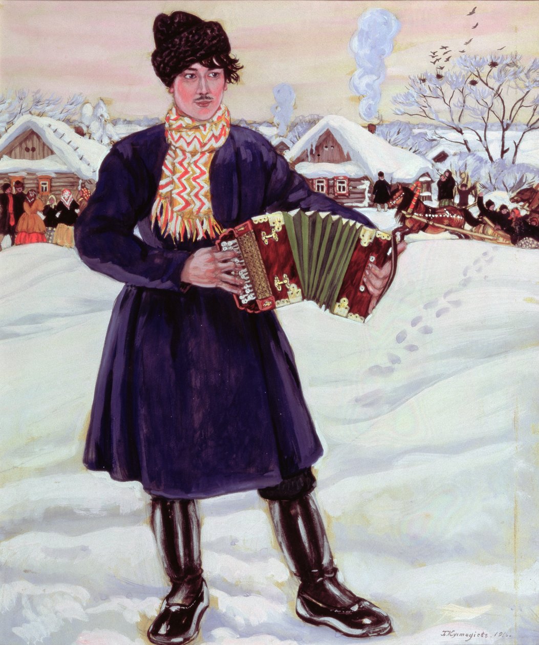 Carnaval, 1916 de Boris Mikhailovich Kustodiev