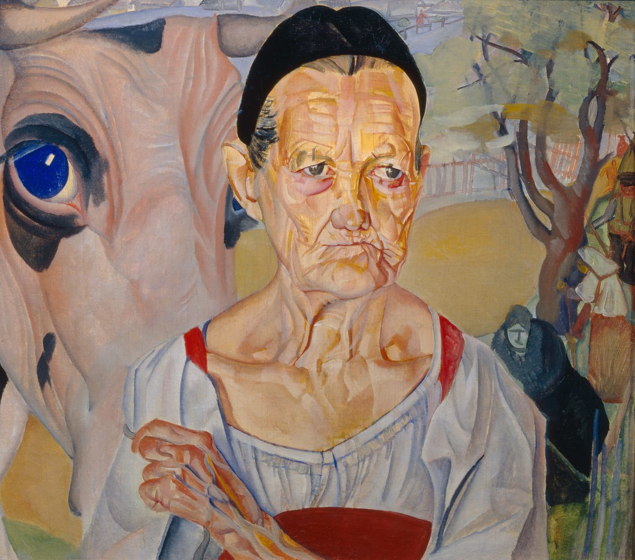 Lechera del Ciclo Les visages de Russie, 1917 de Boris Dmitrievich Grigoriev