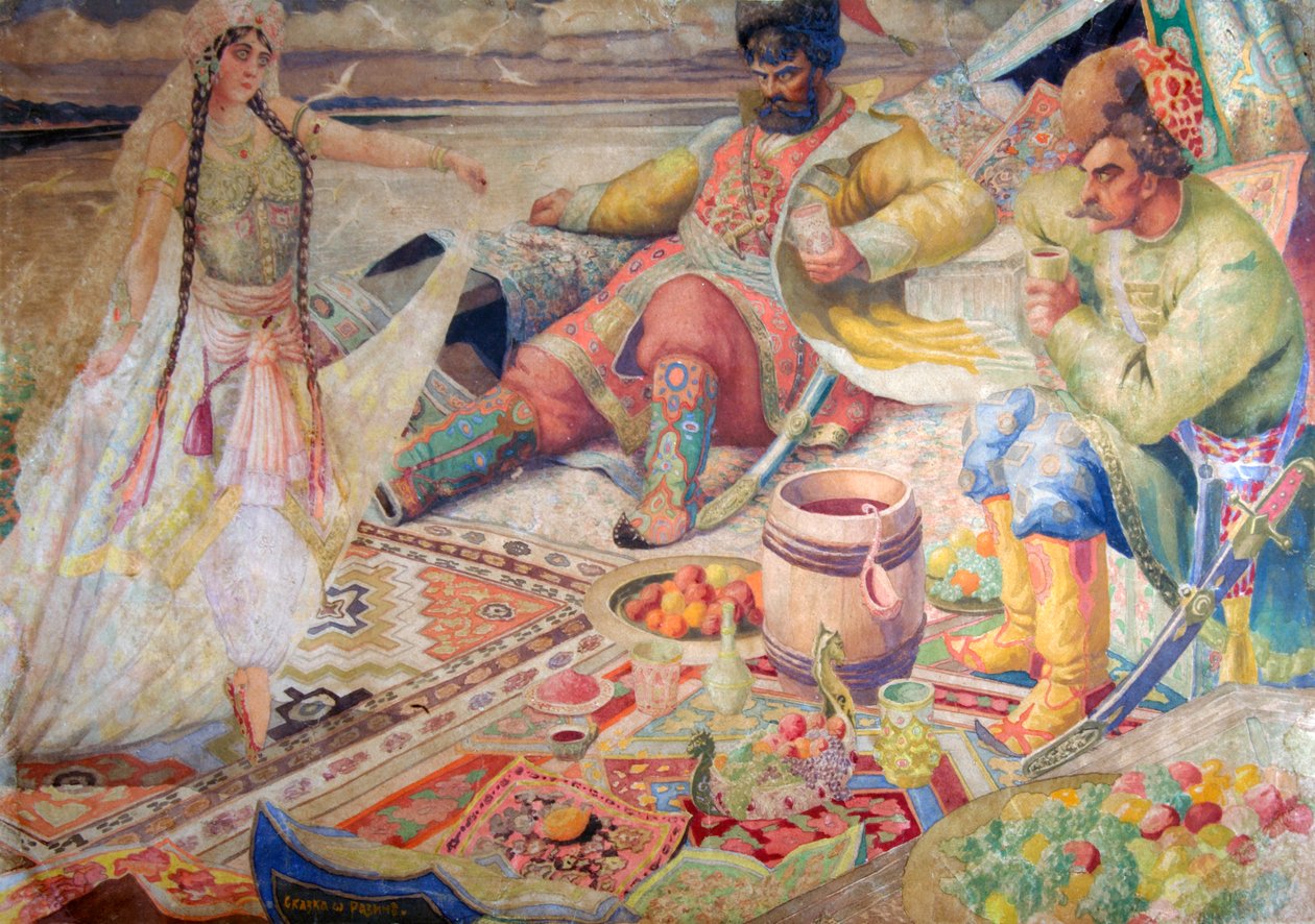 Stepan Razin, finales del siglo XIX - principios del siglo XX de Boris Mikhailovich Kustodiev