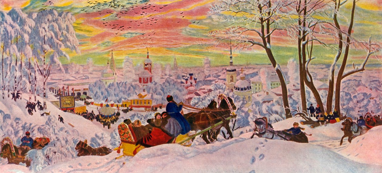 Carnaval, 1916, 1939 de Boris Mikhailovich Kustodiev