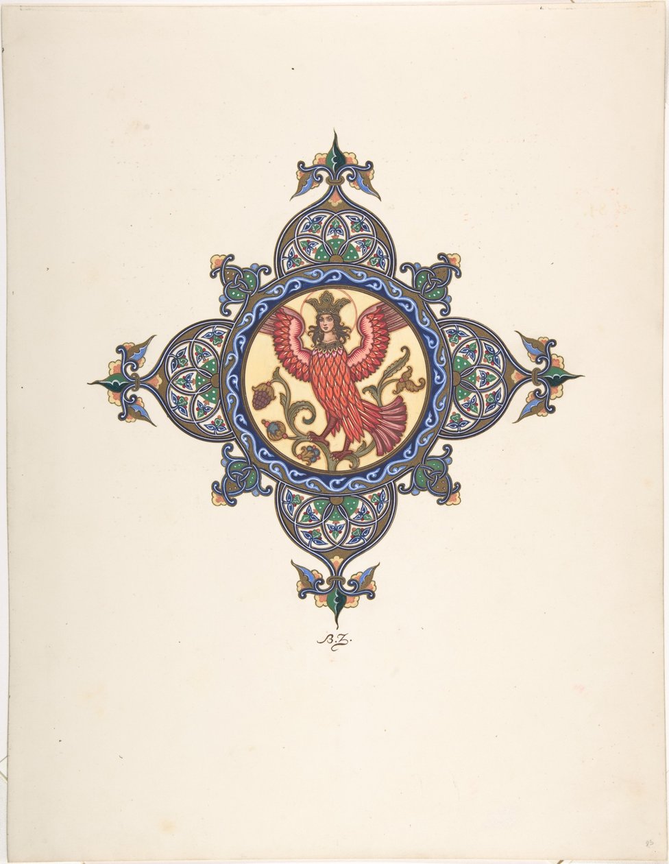 El pájaro de fuego como Tsarevna, c. 1925 de Boris Vasilievich Zvorykin