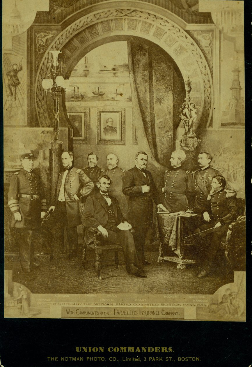 Comandantes de la Unión de Boston The Notman Photo Co.