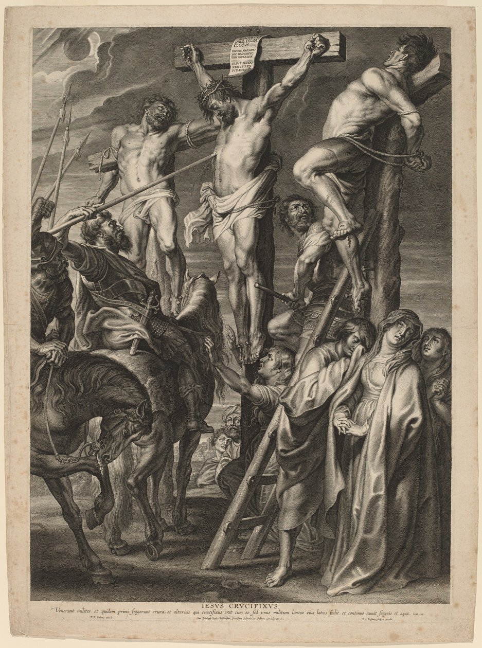 Le Coup de Lance de Boëtius Adams Bolswert after Sir Peter Paul Rubens