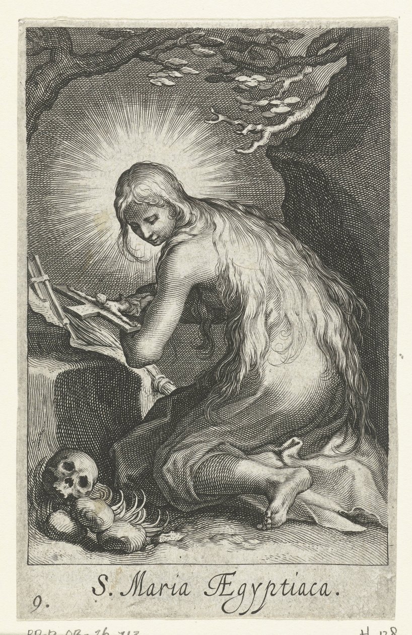 Santa María de Egipto como Hermitess Hermitesses (título de la serie) Sacra Eremus Ascetriarum (título de la serie) de Boëtius Adamsz. Bolswert