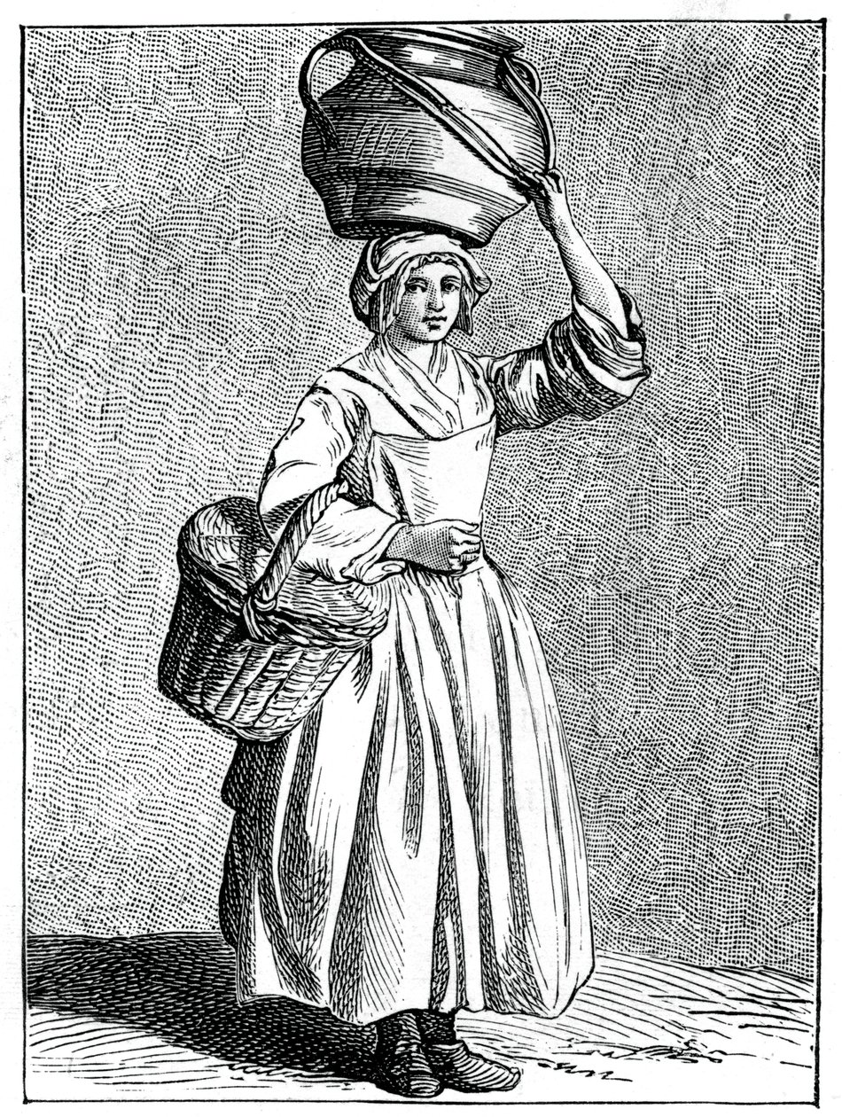 Una lechera, 1737-1742 de Bouchardon