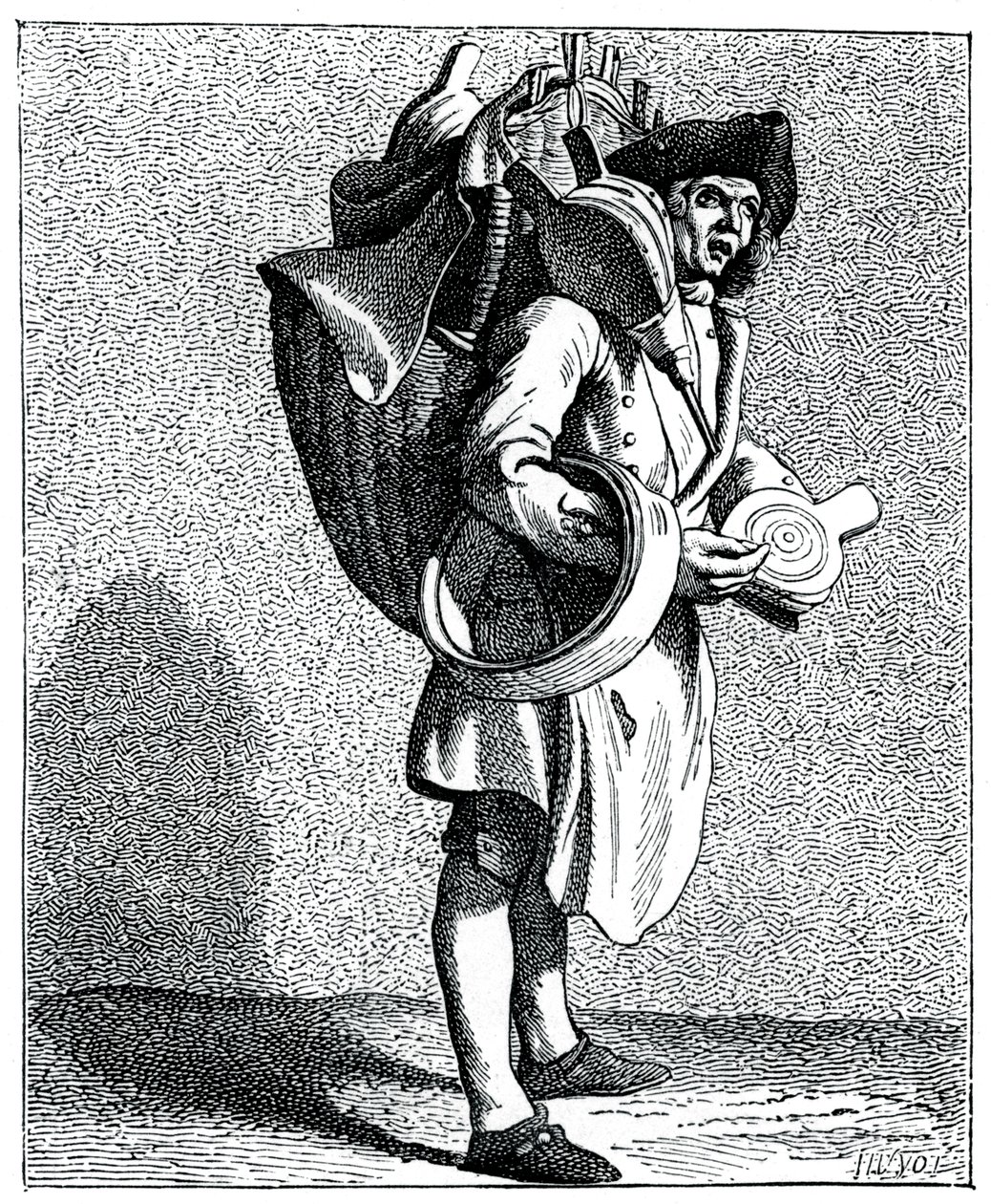 ¡Fuelles o cubos para reparar!, 1737-1742 de Bouchardon