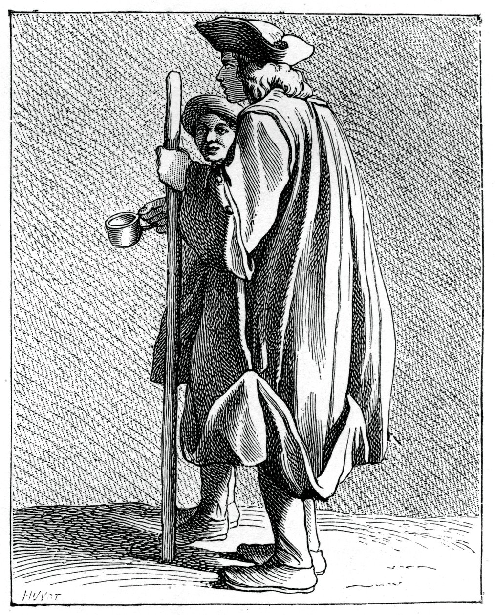 Hombre ciego de Quinze-Vingts, 1737-1742 de Bouchardon