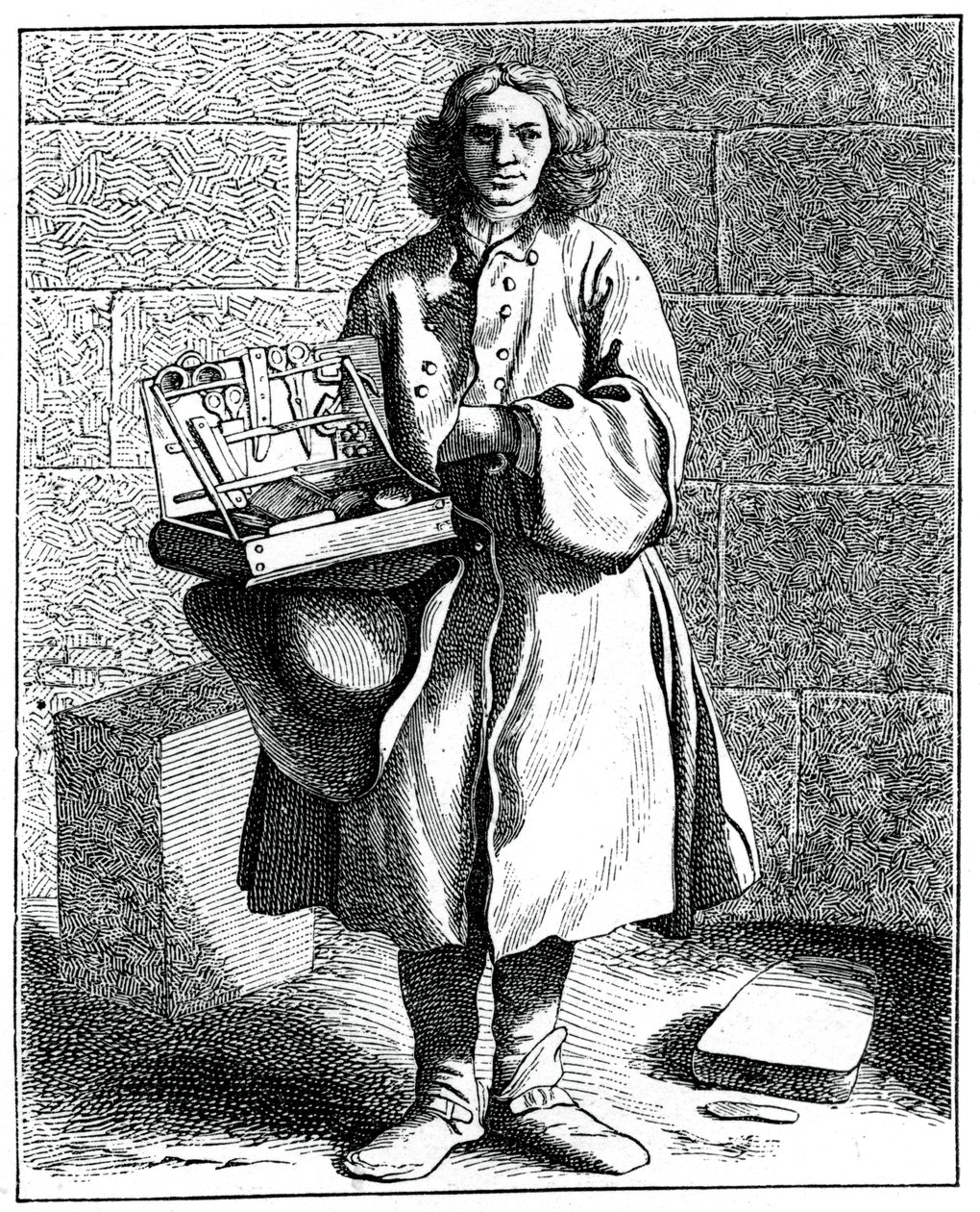 Tijeras o cuchillos, 1737-1742 de Bouchardon
