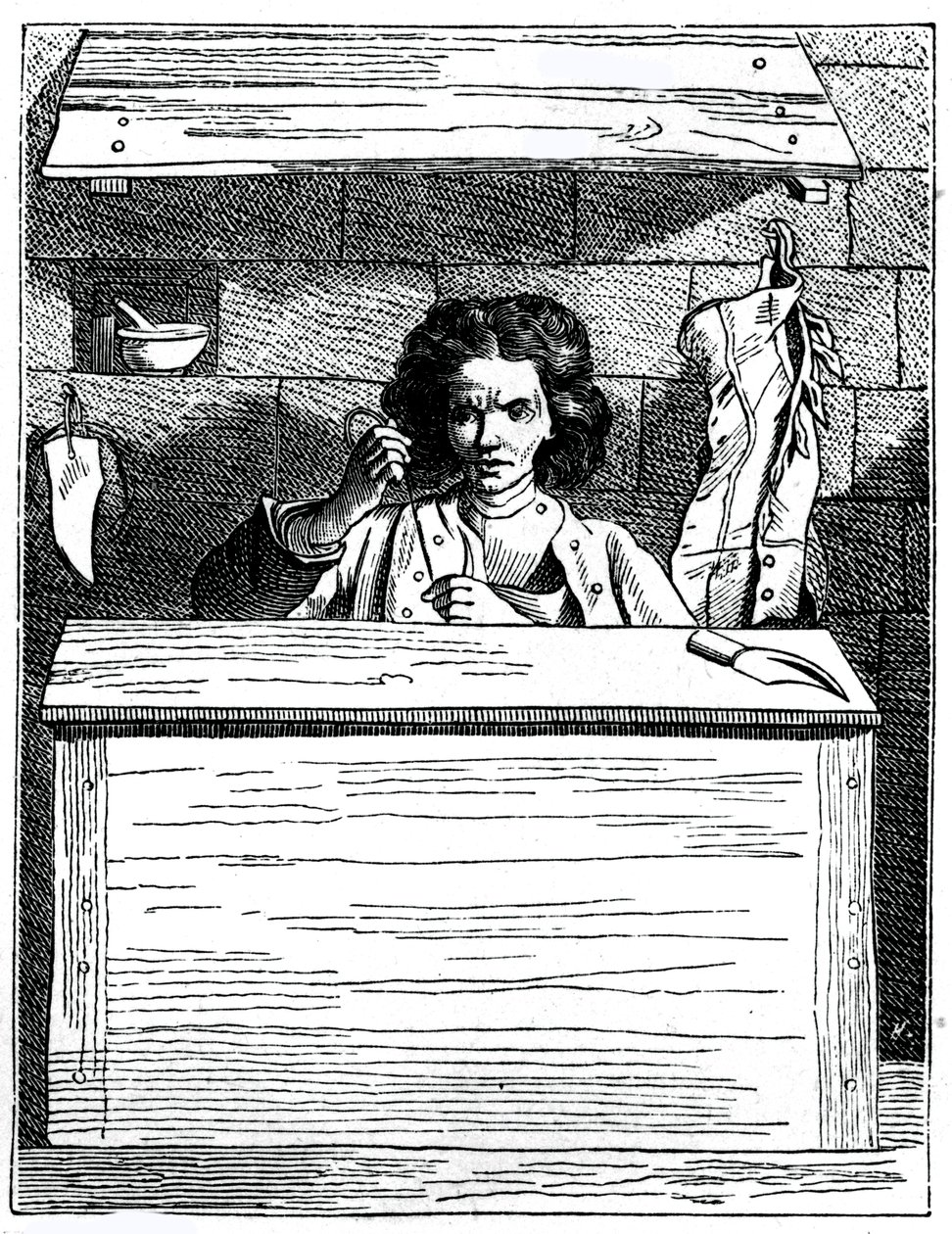 El zapatero, 1737-1742 de Bouchardon