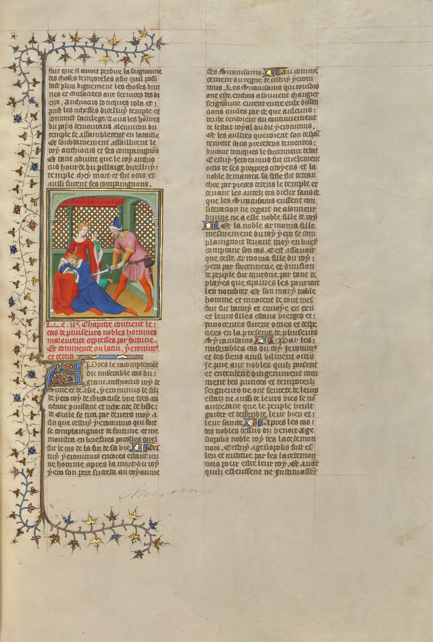 Asesinato de Jerónimo, rey de Siracusa de Boucicaut Master