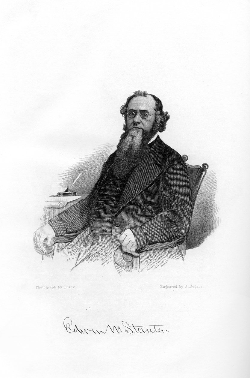 Edwin McMasters Stanton, abogado y político estadounidense, 1862-1867 de Brady