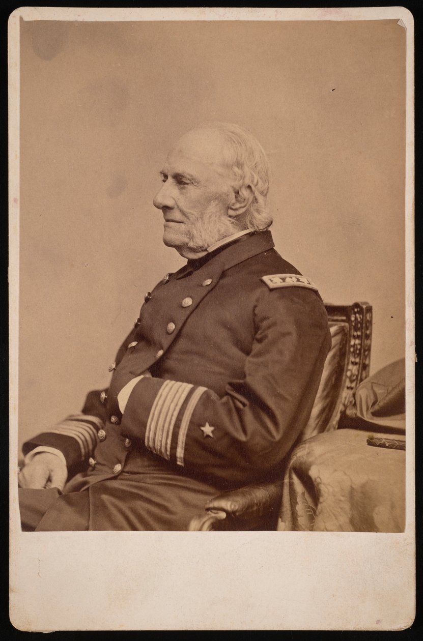Retrato del almirante William Branford Shubrick 1790-1874, antes de 1874 de Brady