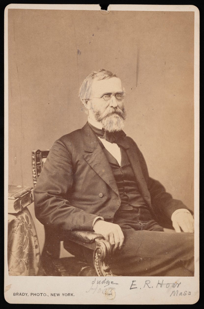 Retrato de Ebenezer Rockwood Hoar de Brady