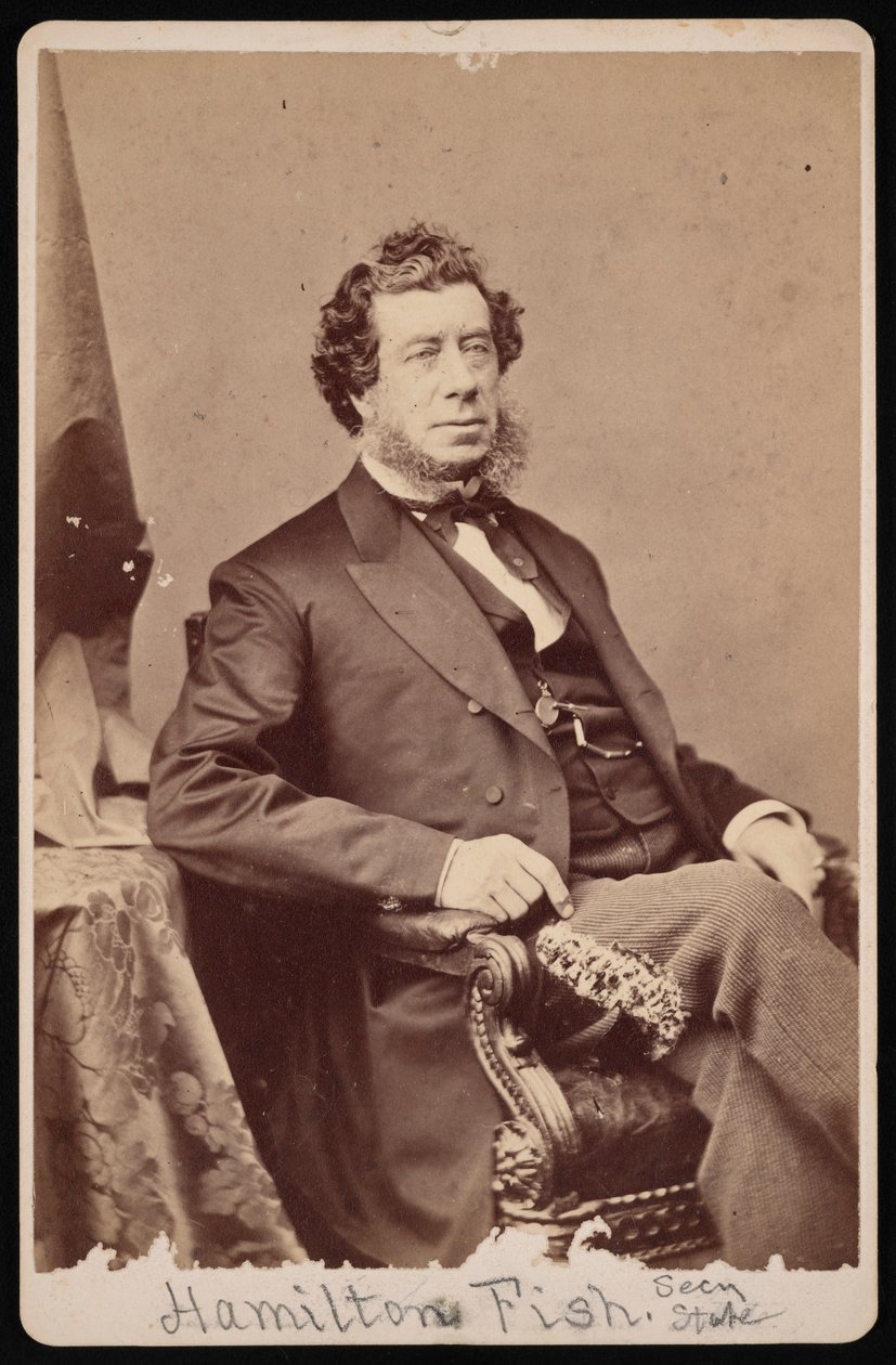 Retrato de Hamilton Fish 1808-1893, antes de 1893 de Brady