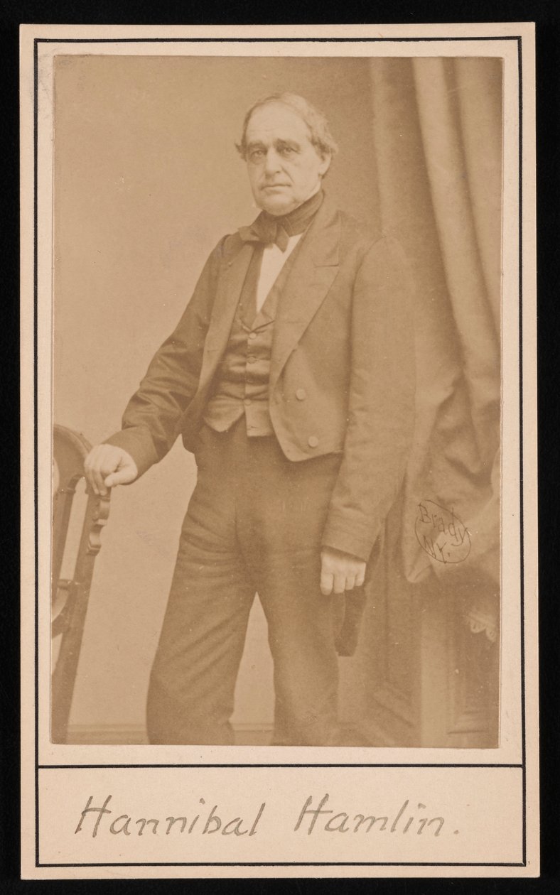 Retrato de Hannibal Hamlin 1809-1891 de Brady