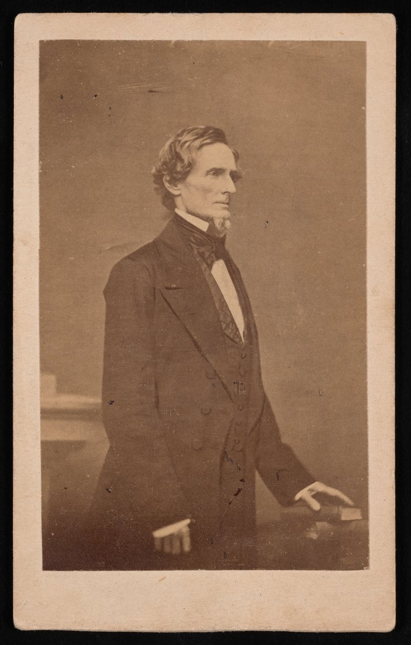 Retrato de Jefferson Davis 1808-1889, 1887 de Brady